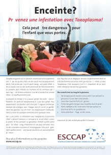 Prévenez une infestation avec Toxoplasma A3 affiche