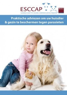 Praktische adviezen om uw huisdier en gezin te beschermen tegen parasieten A5 folder